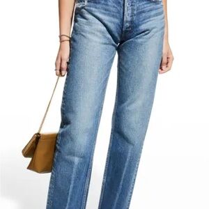 Like New Moussy Ashley Wide Straight Leg Jeans
